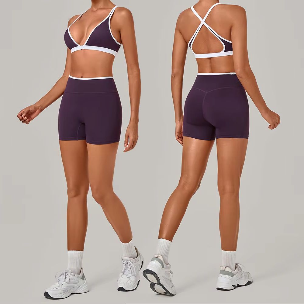 Sports Equipment Logos - Completo Yoga da Donna 2 Pezzi: