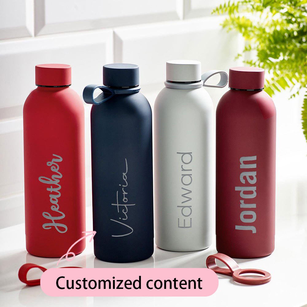 Sports Equipment And Names - Borraccia in Acciaio Inox Personalizzata con