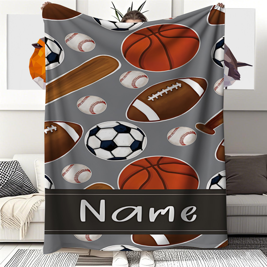 1 Coperta sportiva con nome pe - Sports Equipment And Names recensione e prezzo