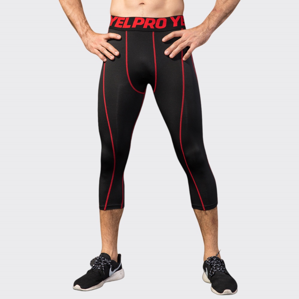 Leggings compressivi da uomo p - Sports Equipment Logos recensione e prezzo