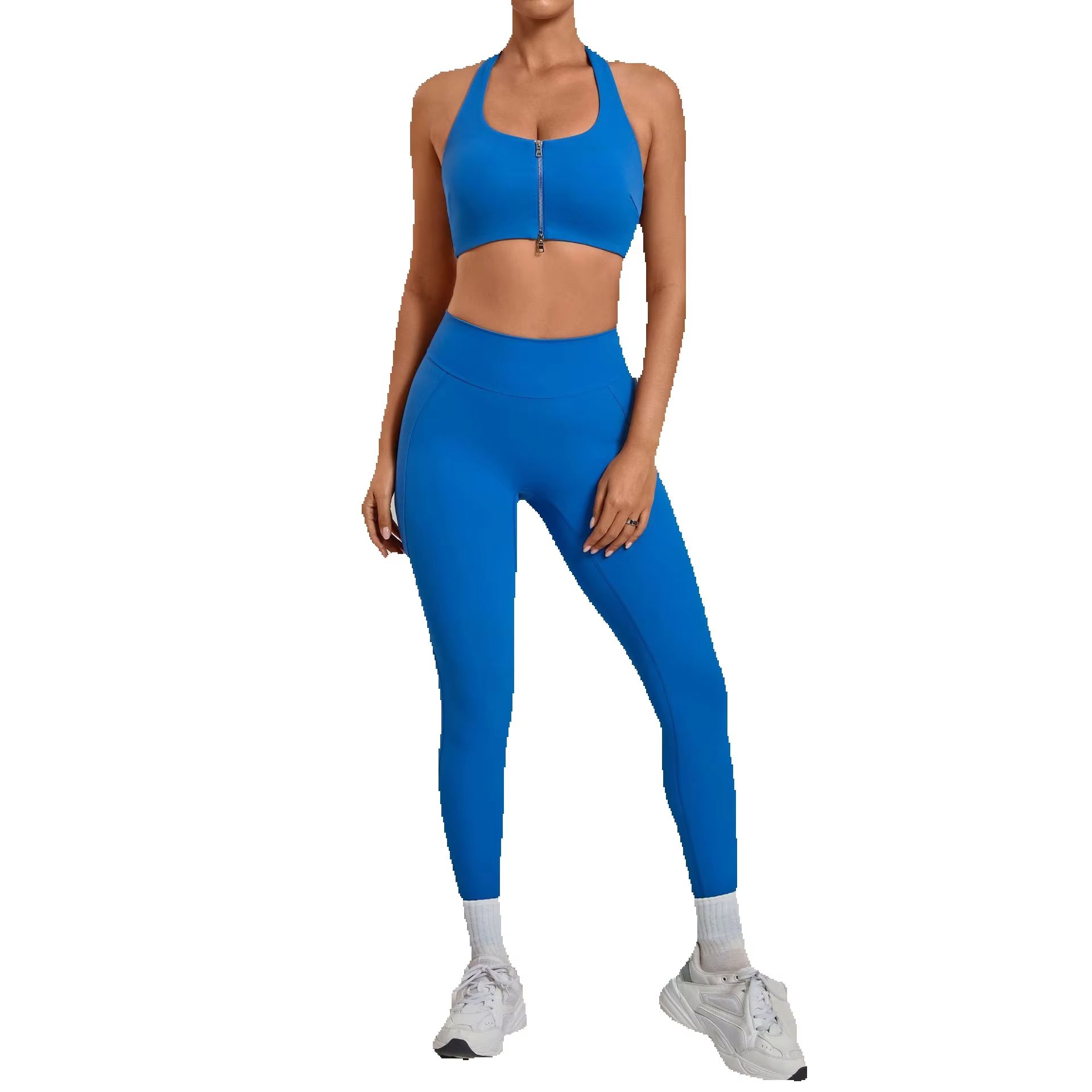Reggiseno sportivo con zip e s - Sports Equipment Logos recensione e prezzo