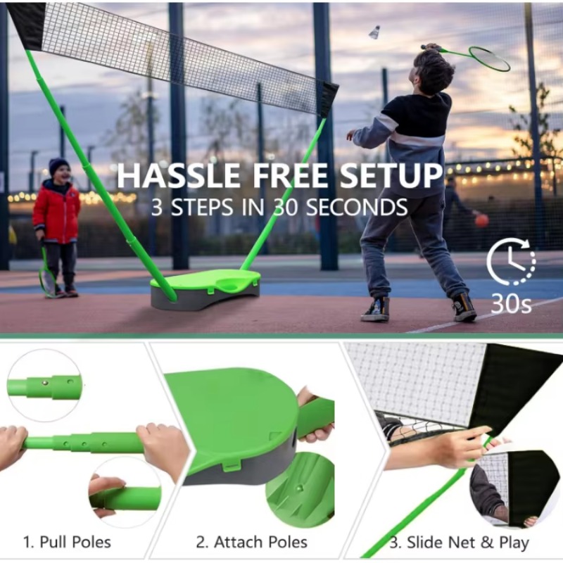 Set completo di reti da badmin - Sports Equipment Badminton recensione e prezzo